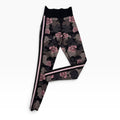 Ultracor Ultra High Legging XS Pink Grey Camo Flower Glitter Side Stripe Luxury