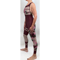 Blush Rose Stripe Racerback Unitard | Ultracor | Size S