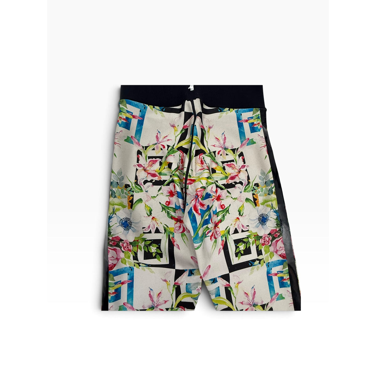 Ultracor  High Rise Leggings Watercolor Lily Geometric Print Panel NWOT S