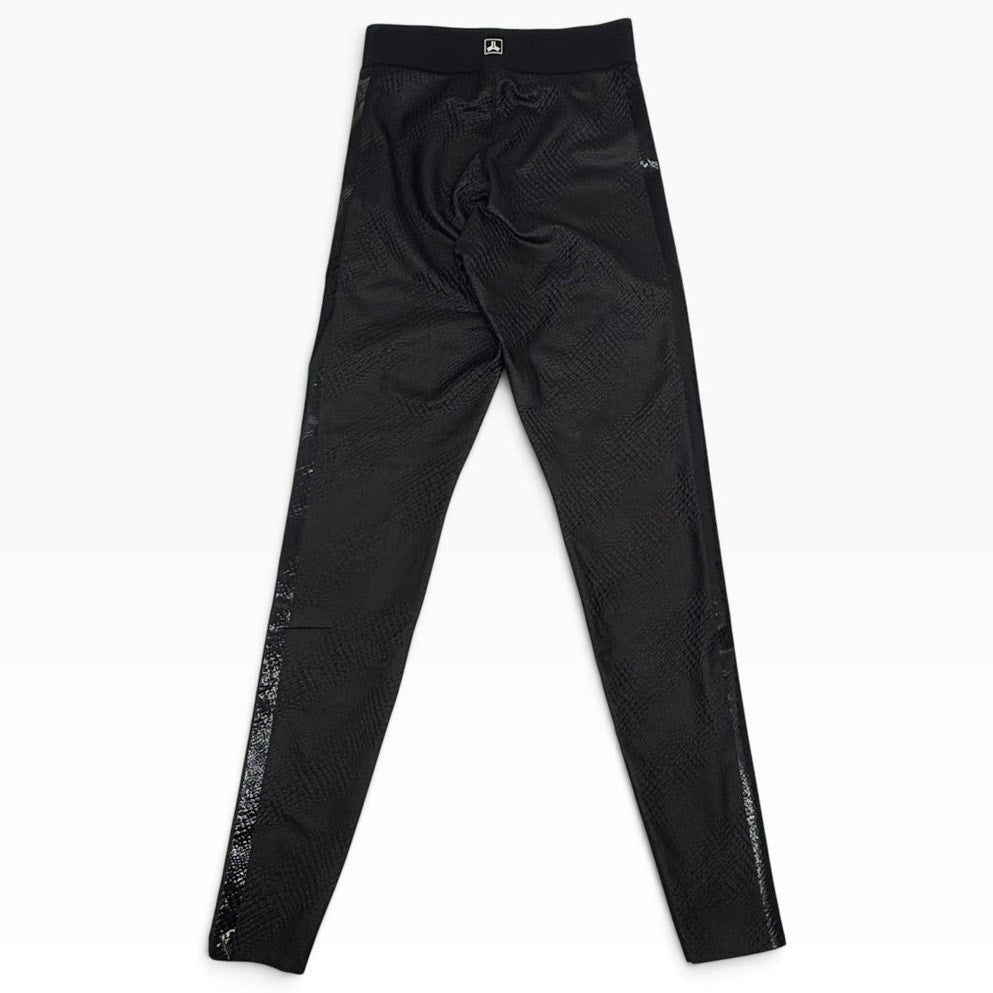 Ultracor Legging XS Black Snake Embossed Black & Red Stripe Patent Luxury