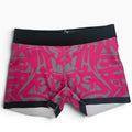 Ultracor Womens Bike Shorts Size 2 XS Pink Gray Abstract Print Raw Hem NWOT
